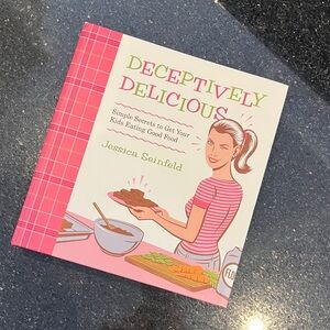 Deceptively Delicious Cookbook by Jessica Seinfeld - Pink & Cream Cover